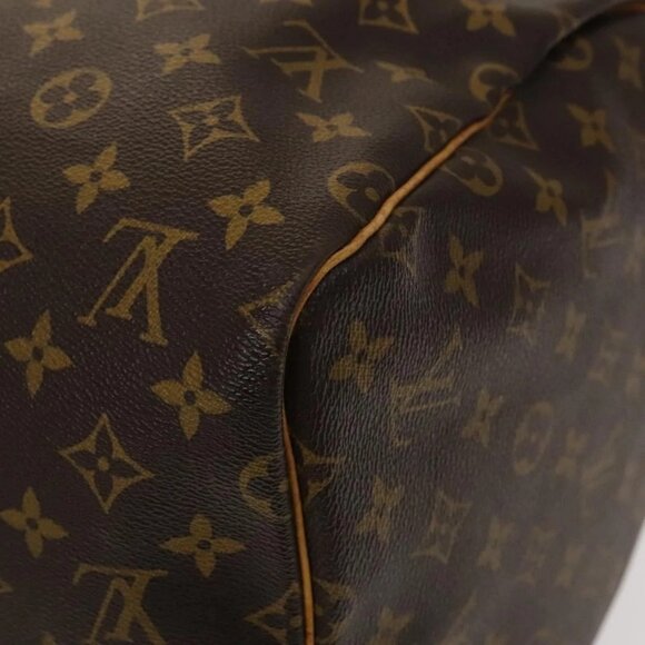 LOUIS VUITTON Monogram Keepall 55 Boston Bag M41424 LV Auth 137088 - Picture 4 of 16